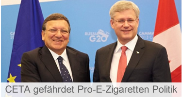 Wie CETA, TTIP & Co. eine Pro-E-Zigaretten Politik gefährden