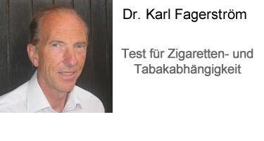 Fagerström - Test für Zigaretten- und Tabakabhängigkeit