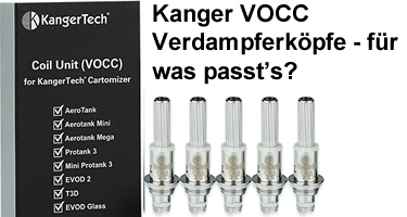 Kanger VOCC Verdampferköfe