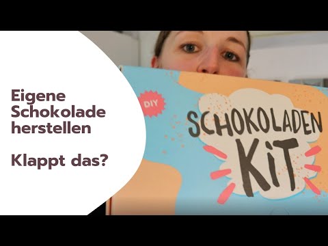 Schokolade herstellen mit dem Just Spices Schokoladen Kit - Test