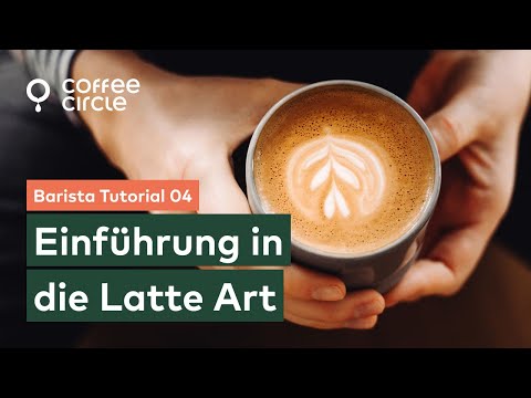 Barista Tutorial: 4. Latte Art Herz &amp; Rosetta | Coffee Circle
