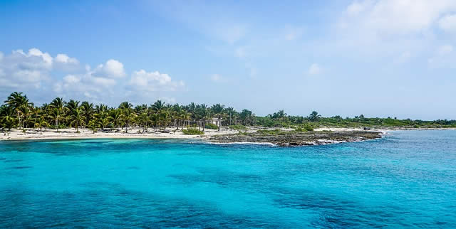Isla Cozumel im karibischen Meer