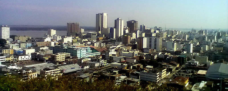 Blick auf Guayaquil