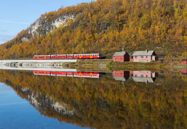 Die malerische Eisenbahnfahrt von Oslo nach Bergen