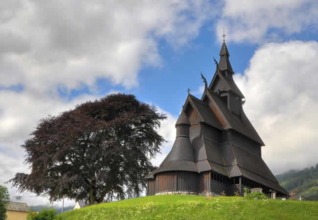 Stabkirche Hopperstad, Norwegen
