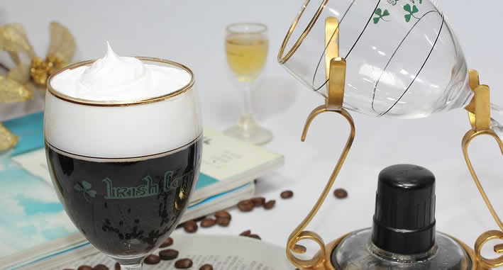 Irish Coffee: Kaffeespezialität mit einem Schuss Whiskey