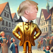 D.J. Trumps goldene Statue: Eine skurrile Geschichte aus Schilda