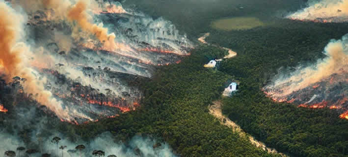 Rekordverdächtige Waldbrände im Amazonas