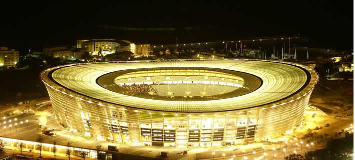 Modernes Stadion in Kapstadt