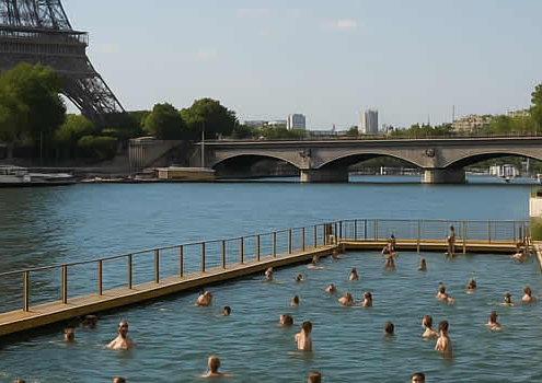 Pariser Sommertraum: Die Rückkehr des Badens in der Seine Pariser Sommertraum: Die Rückkehr des Badens in der Seine