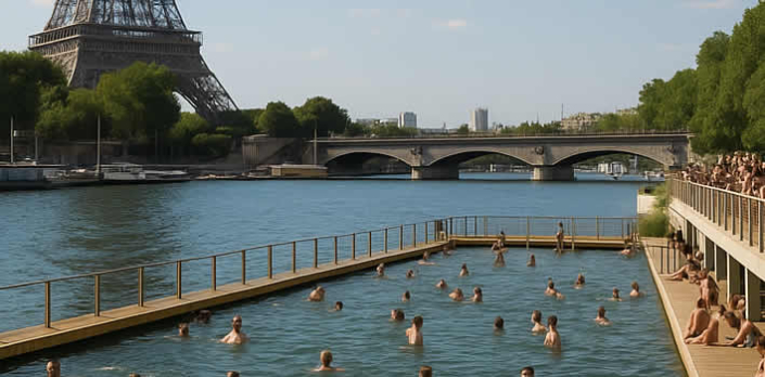 Pariser Sommertraum: Die Rückkehr des Badens in der Seine