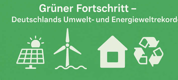 Deutschland Umwelt- und Energieweltrekorde Grüner Fortschritt – Deutschlands Umwelt- und Energieweltrekorde