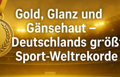 Gold, Glanz und Gänsehaut – Deutschlands größte Sport-Weltrekorde Gold, Glanz und Gänsehaut – Deutschlands größte Sport-Weltrekorde