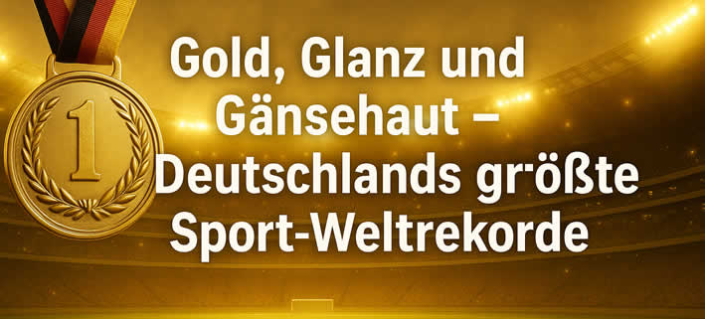 Gold, Glanz und Gänsehaut – Deutschlands größte Sport-Weltrekorde