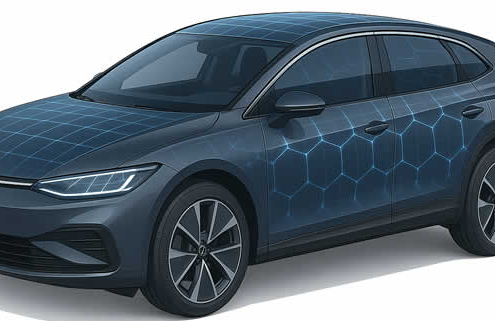 Solarlack: Wie Photovoltaik-Autolack Elektroautos effizienter macht