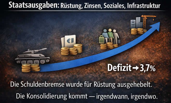 Kurve 4 — Staatsausgaben