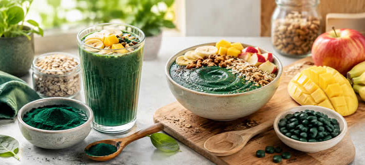 Bio Spirulina im Alltag