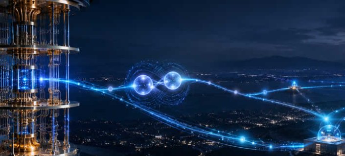 Quantennetz der Zukunft Das Quantennetz der Zukunft: Wie Quantencomputer miteinander verbunden werden sollen