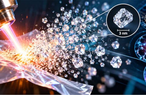 Zehn Billionen Diamanten pro Laserschuss: Neue Chancen für Sensoren und Quantentechnologie
